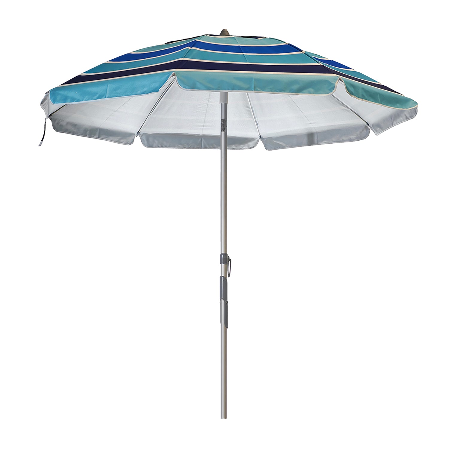VESTIAMO CASA MARE - Ombrellone Mare con Snodo e Trivella Inclusa h204 cm diametro 200 cm